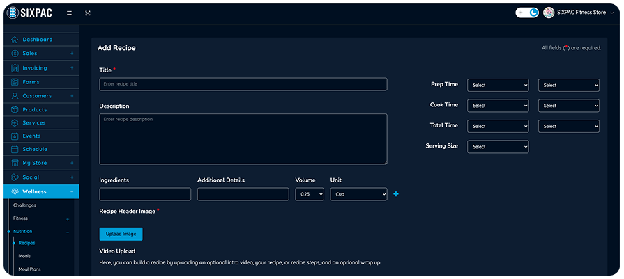 Business dashboard